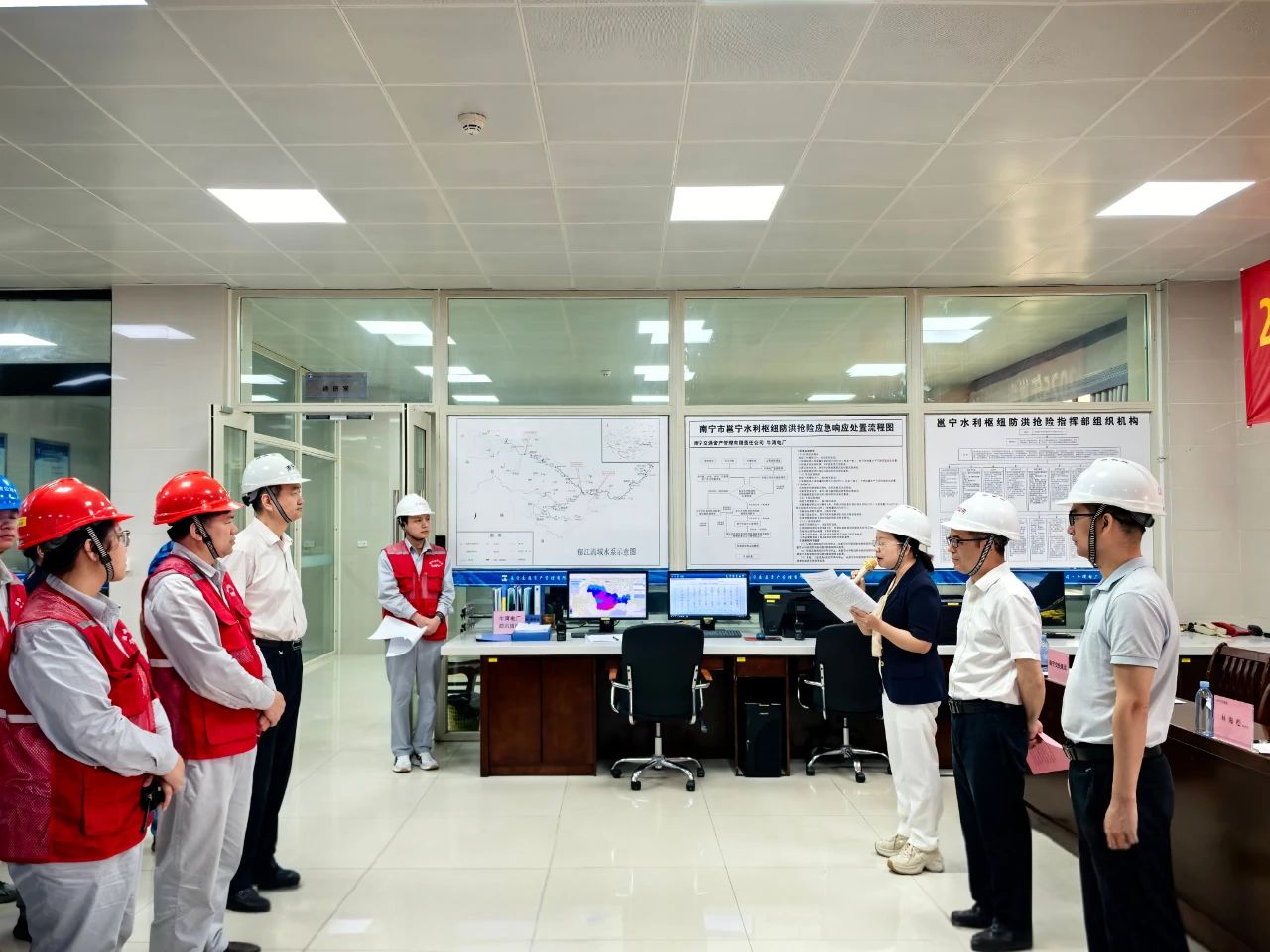 南寧交投集團開展邕寧水利樞紐防洪搶險及全廠停電事故應急演練